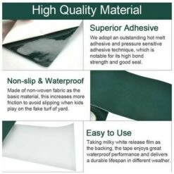 Bande De Gazon 15cm5m Antidérapant Bande Jonction Gazon Artificielle Auto-adhésive Bande De Couture D'Herbe Forte Adhérence Pour Gazon Artificiel Jardin Pelouse Tapis Balcons, Vert,1 Pcs -Bostikhost Magasin 100266465 4