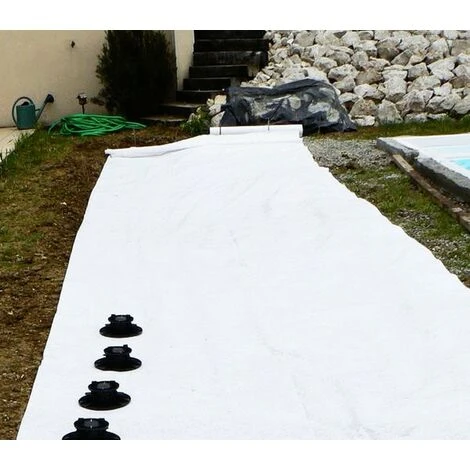 Feutre Géotextile 105g/m² - Rouleau De 100m 100 Cm 2 Feutre Géotextile 105g/m² - Rouleau De 100m 100 Cm – Image 2