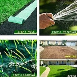 2 Pack Rouleau De Tapis De Semences De Gazon, Tapis De Culture D'herbe Biodégradable 10FT, Tapis De Semences De Gazon Engrais Jardin Pique-nique Jardinage Tapis De Plantation De Pelouse 20 × 300cm 7 2 Pack Rouleau De Tapis De Semences De Gazon, Tapis De Culture D'herbe Biodégradable 10FT, Tapis De Semences De Gazon Engrais Jardin Pique-nique Jardinage Tapis De Plantation De Pelouse 20 × 300cm -Bostikhost Magasin 68073642 3