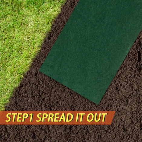 Couverture Biodégradable Non Tissée De Graine D'herbe De Couverture D'Eco De Jardinage 3M0.2M 1 Couverture Biodégradable Non Tissée De Graine D'herbe De Couverture D'Eco De Jardinage 3M0.2M