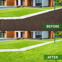 Gazon Tapis De Graines D'herbe Biodégradable Tapis De Paille Engrais Jardin Pique-nique Pelouse Arrière-cour Plantation Grandir - 1m -Bostikhost Magasin 87057620 2