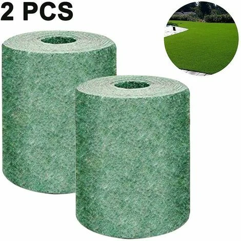 OAAO Tapis D'herbe Biodégradable 2PCS, Tapis D'herbe Verte Pour Pique-nique, Tapis De Germination Des Plantes Pour La Culture De Graines D'herbe Dans Le Patio, La Pelouse, Le Jardin, Le Patio (10M 0.2 1 OAAO Tapis D'herbe Biodégradable 2PCS, Tapis D'herbe Verte Pour Pique-nique, Tapis De Germination Des Plantes Pour La Culture De Graines D'herbe Dans Le Patio, La Pelouse, Le Jardin, Le Patio (10M 0.2