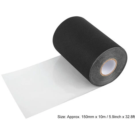 Bande Adhésive De Gazon Synthétique 150mmx10m Ruban Adhésif D'herbe Tapis (2 Couleurs)(Black) 2 Bande Adhésive De Gazon Synthétique 150mmx10m Ruban Adhésif D'herbe Tapis (2 Couleurs)(Black) – Image 2