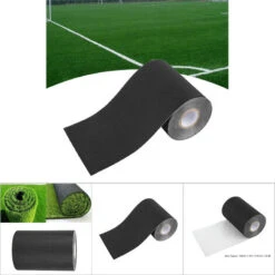 Bande Adhésive De Gazon Synthétique 150mmx10m Ruban Adhésif D'herbe Tapis (2 Couleurs)(Black) 8 Bande Adhésive De Gazon Synthétique 150mmx10m Ruban Adhésif D'herbe Tapis (2 Couleurs)(Black) -Bostikhost Magasin 92911415 4