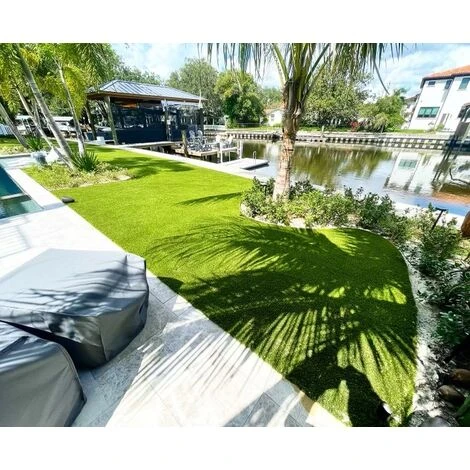 Gazon Artificiel CARIBBEAN Artificial Grass Hauteur 40mm Rouleau 1x5M - 5m2 1 Gazon Artificiel CARIBBEAN Artificial Grass Hauteur 40mm Rouleau 1x5M - 5m2